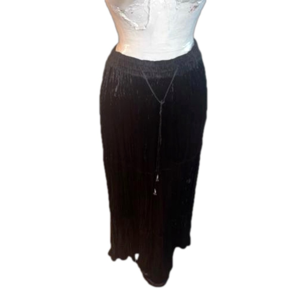 Vintage Saraf Gypsy Maxi Panel Lined Skirt Material Feels Like Velvet XL/XXL